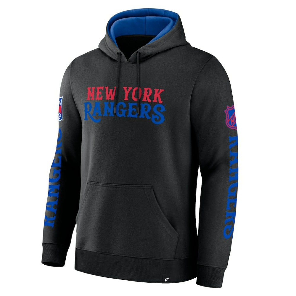 NHL New York Rangers Fanatics Big City Legacy Fleece Pullover Hoodie