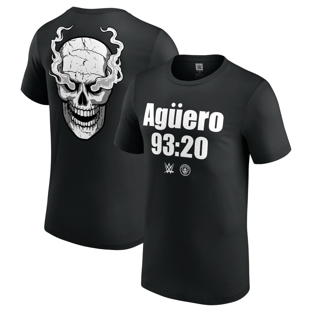 "Stone Cold" Steve Austin WWE x Manchester City Aguero 93:20 T-Shirt