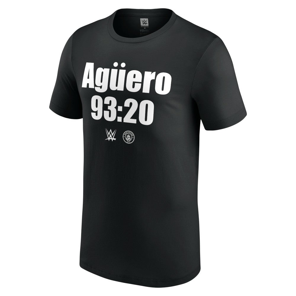 "Stone Cold" Steve Austin WWE x Manchester City Aguero 93:20 T-Shirt