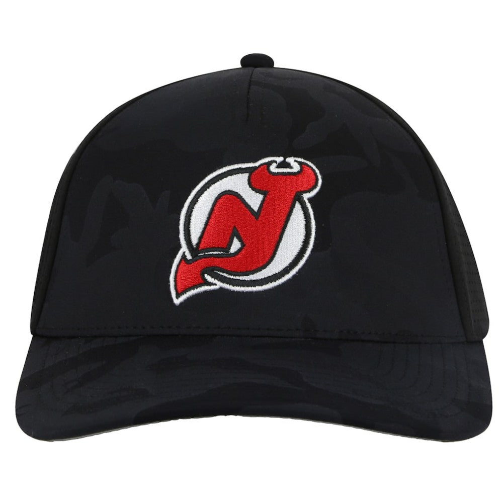 NHL New Jersey Devils American Needle Valin Camo Super Tech Vented Adjustable Hat