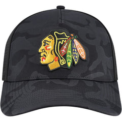 NHL Chicago Blackhawks American Needle Valin Camo Super Tech Vented Adjustable Hat