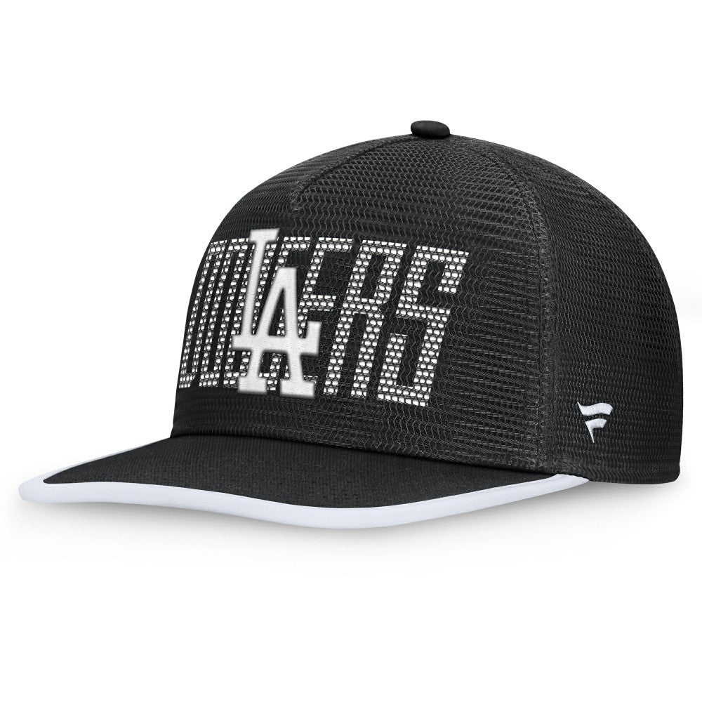 Black Los Angeles Dodgers Fanatics Let's Glow Line Drive Snapback Hat