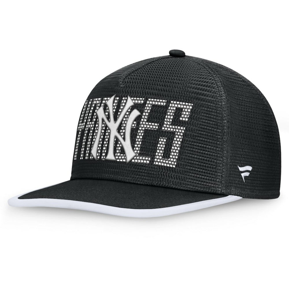 Black New York Yankees Fanatics Let's Glow Line Drive Snapback Hat