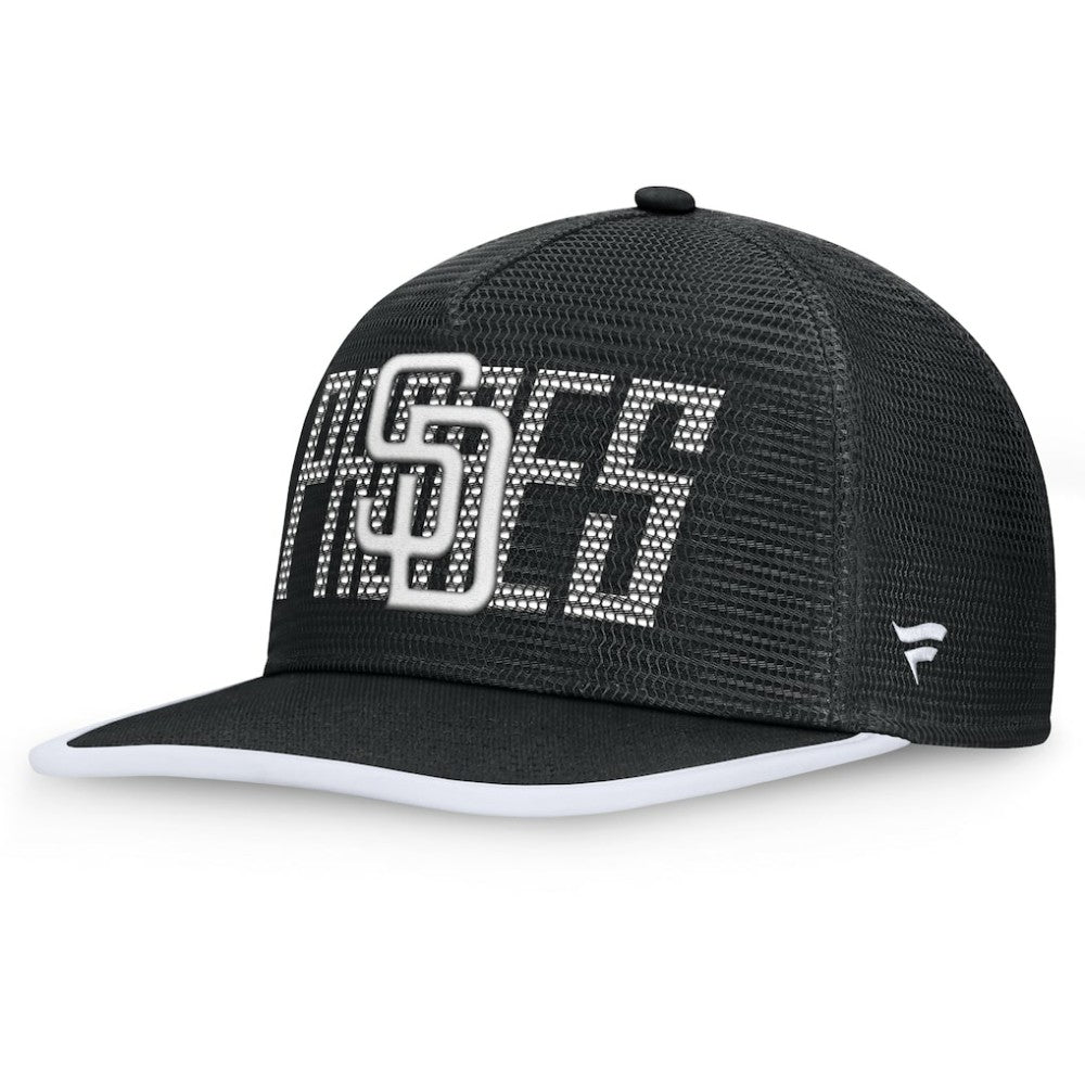 Black San Diego Padres Fanatics Let's Glow Line Drive Snapback Hat
