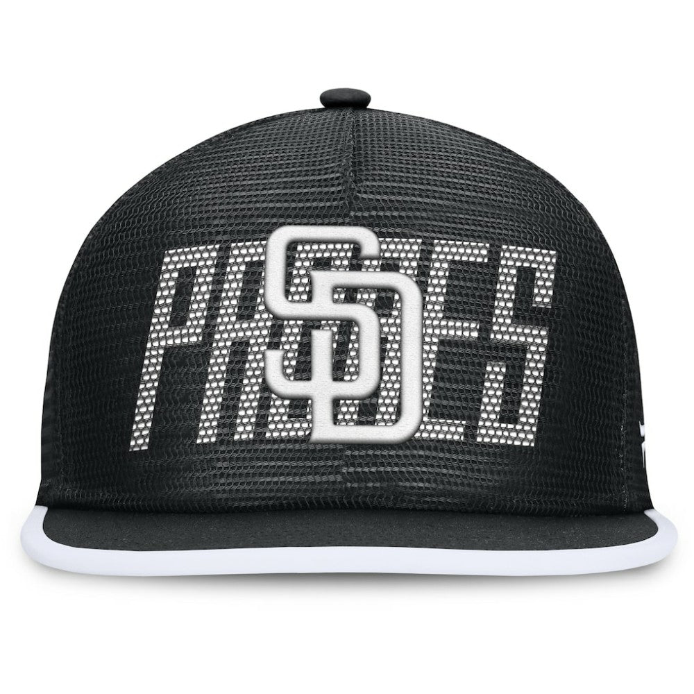Black San Diego Padres Fanatics Let's Glow Line Drive Snapback Hat
