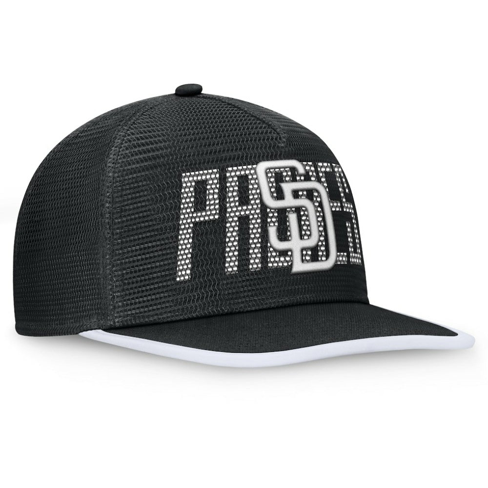 Black San Diego Padres Fanatics Let's Glow Line Drive Snapback Hat