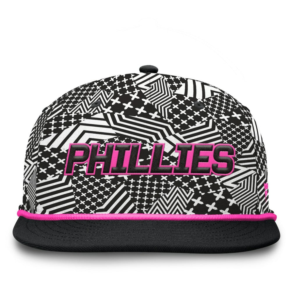 Black Philadelphia Phillies Fanatics Let's Glow Moon Shot Snapback Hat