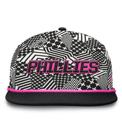 Black Philadelphia Phillies Fanatics Let's Glow Moon Shot Snapback Hat