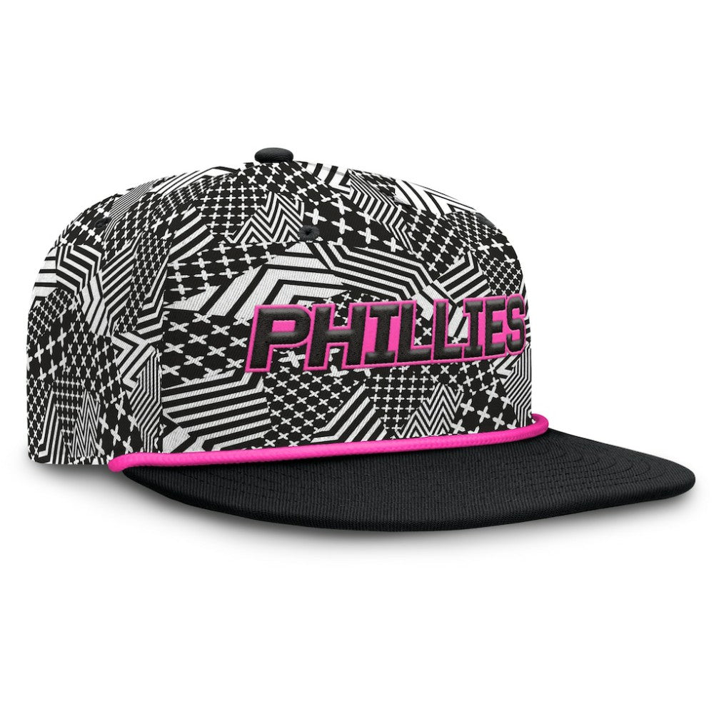 Black Philadelphia Phillies Fanatics Let's Glow Moon Shot Snapback Hat