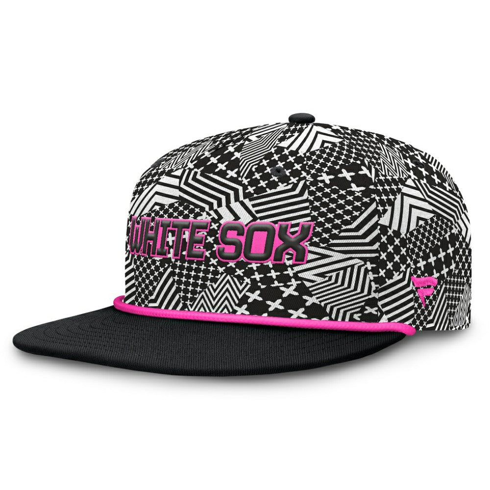 Black Chicago White Sox Fanatics Let's Glow Moon Shot Snapback Hat