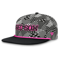 Black Boston Red Sox Fanatics Let's Glow Moon Shot Snapback Hat
