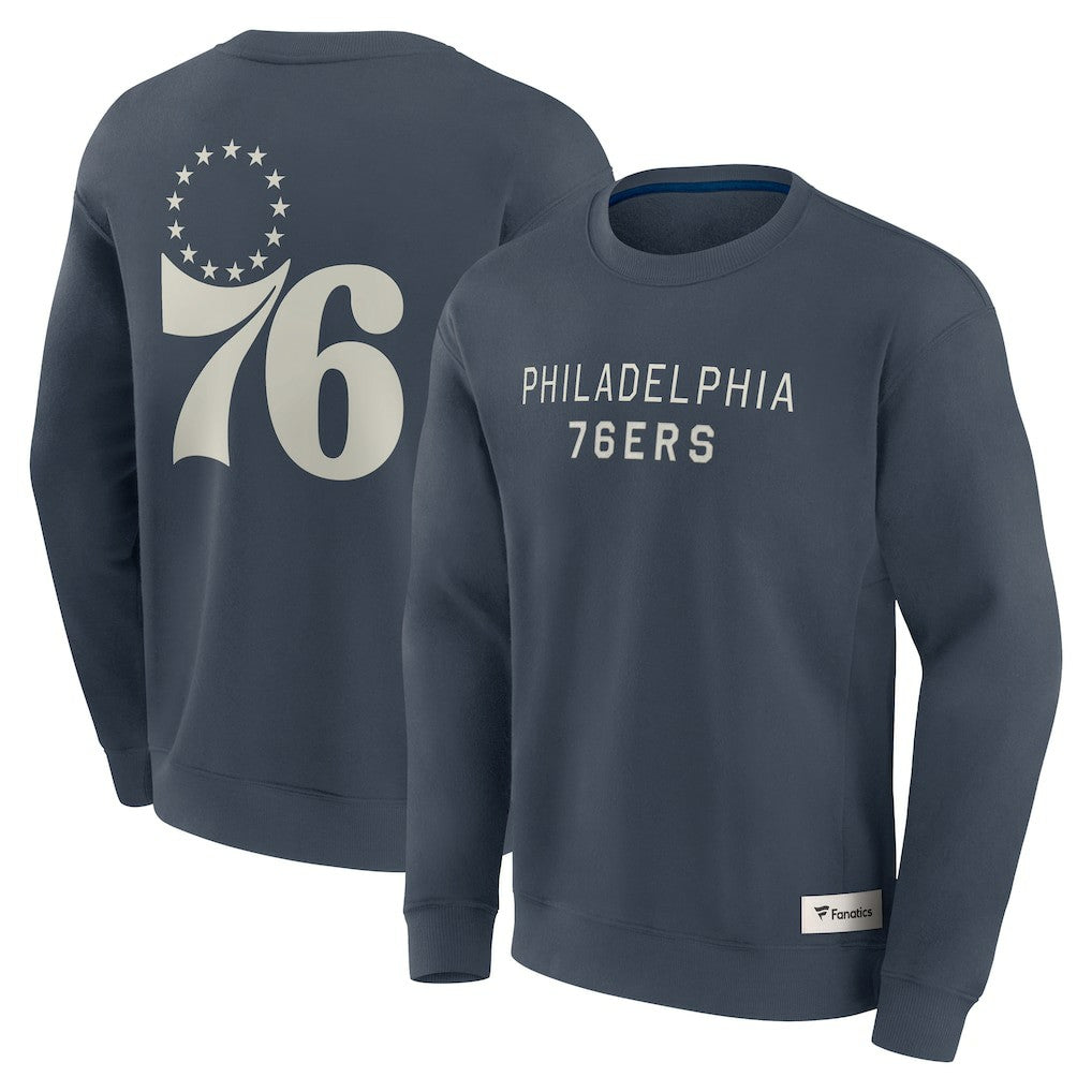 Fanatics Philadelphia 76ers Elements Future Ground Lettering Pullover Sweatshirt