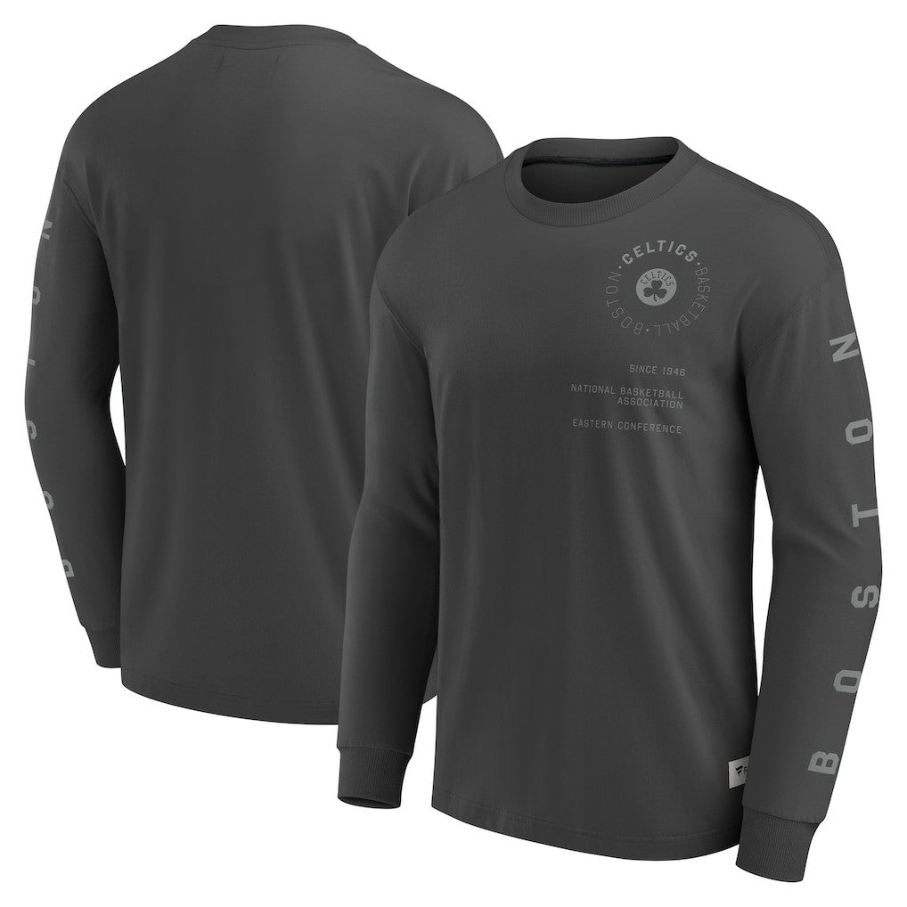 Fanatics Boston Celtics Elements Future Ground Tonal Info Long Sleeve T-Shirt