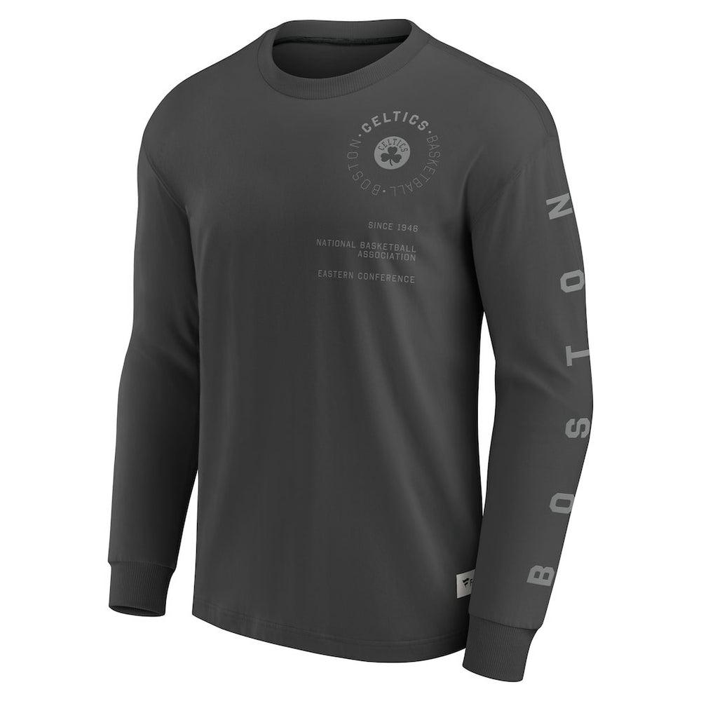 Fanatics Boston Celtics Elements Future Ground Tonal Info Long Sleeve T-Shirt