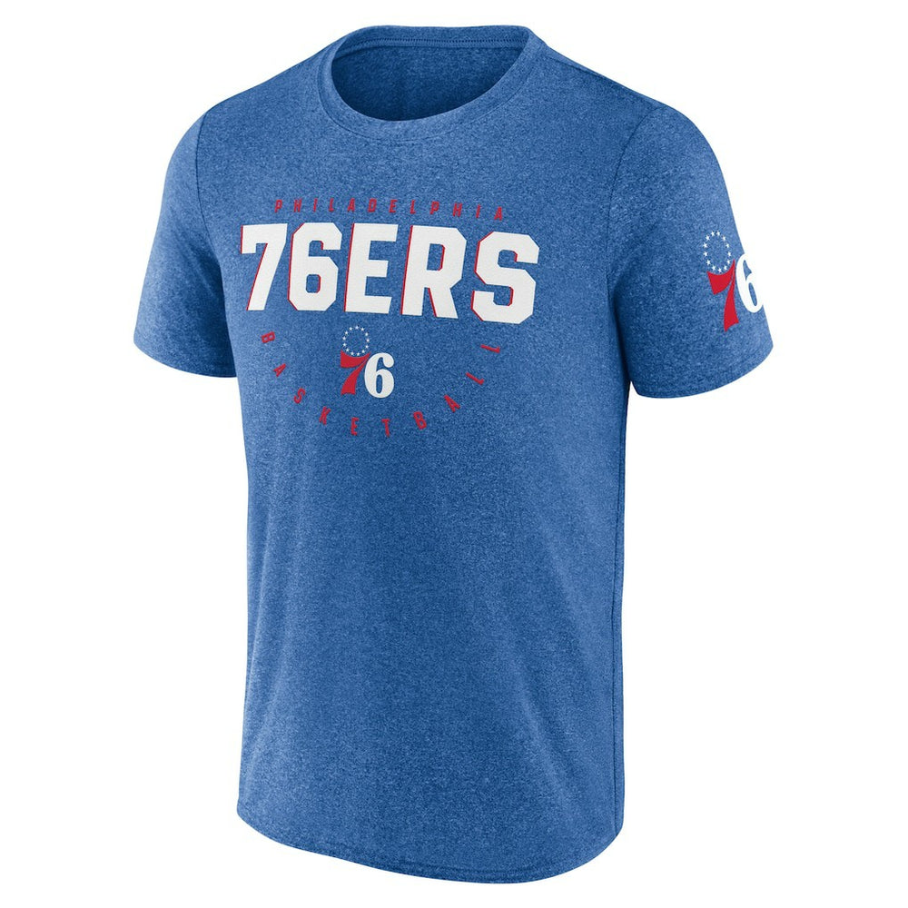 Philadelphia 76ers Logo Athletic Block Practice Performance T-Shirt