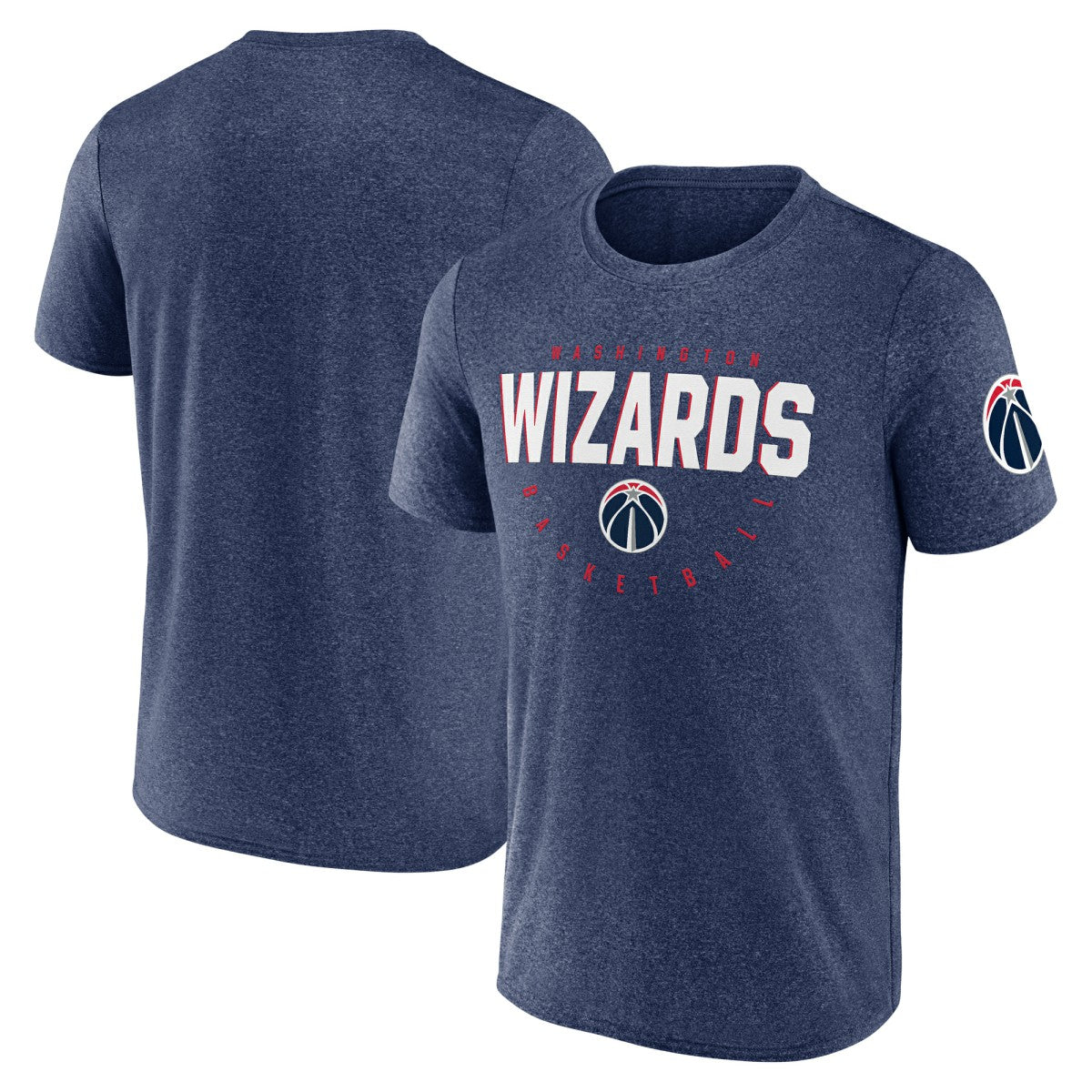Washington Wizards Logo Athletic Block Practice Performance T-Shirt