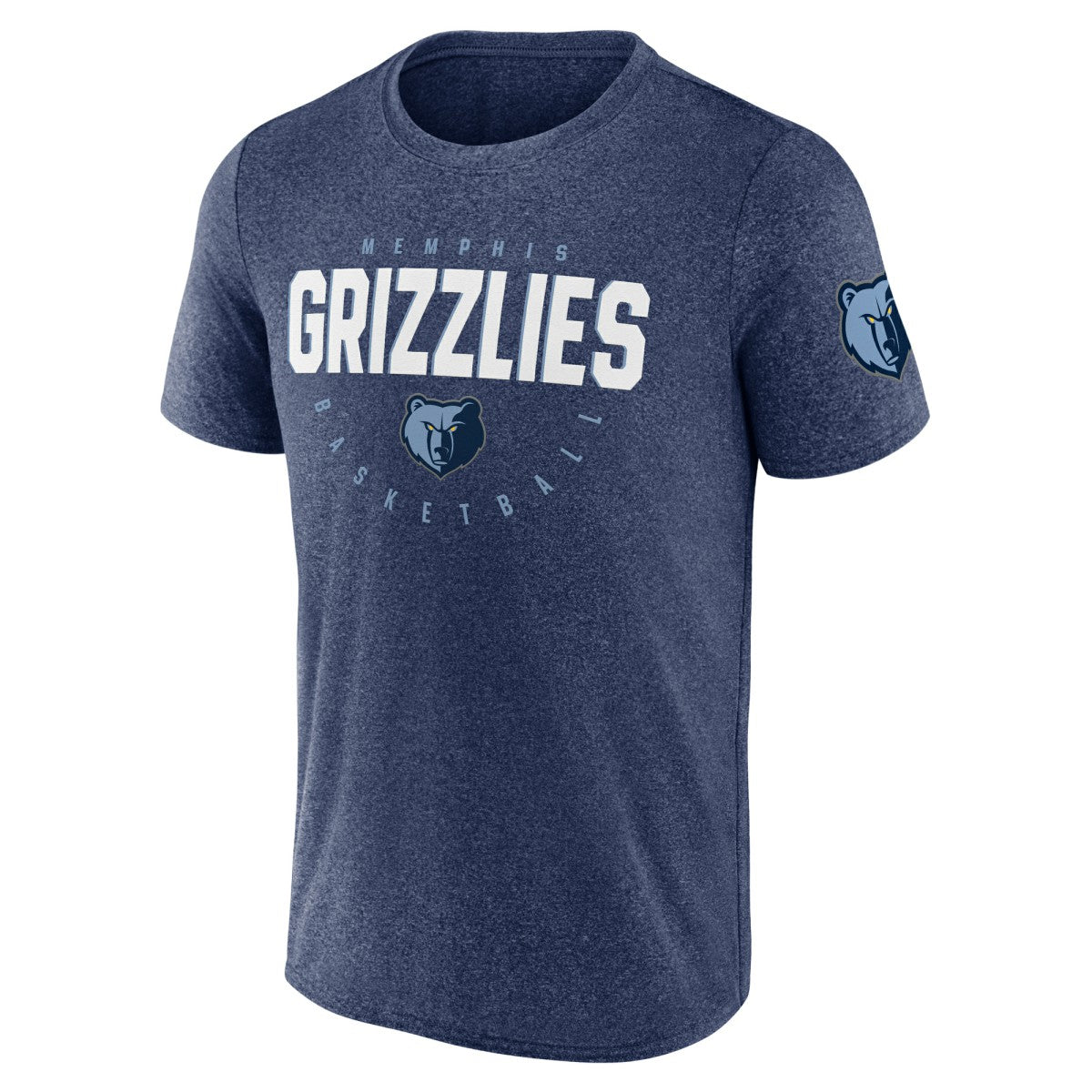 Memphis Grizzlies Logo Athletic Block Practice Performance T-Shirt