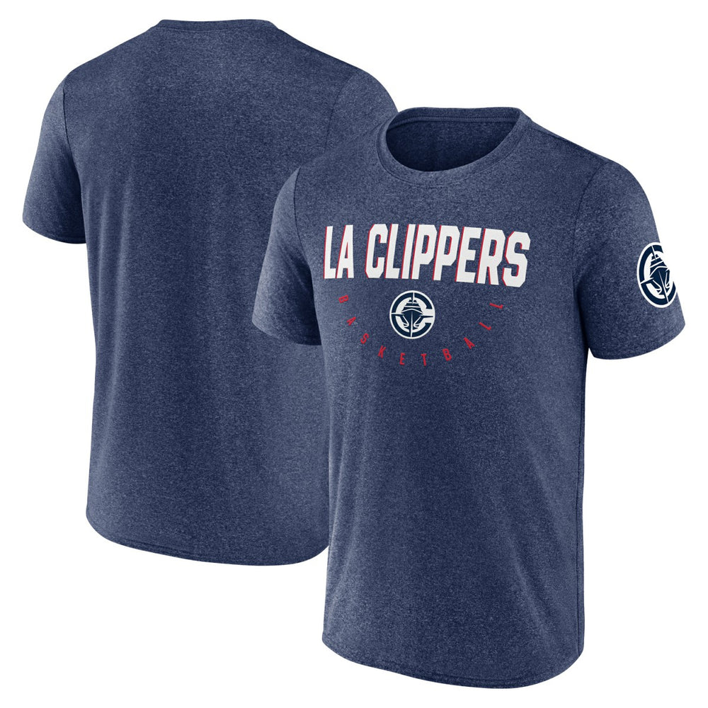 LA Clippers Logo Athletic Block Practice Performance T-Shirt