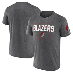 Portland Trail Blazers Logo Athletic Block Practice Performance T-Shirt