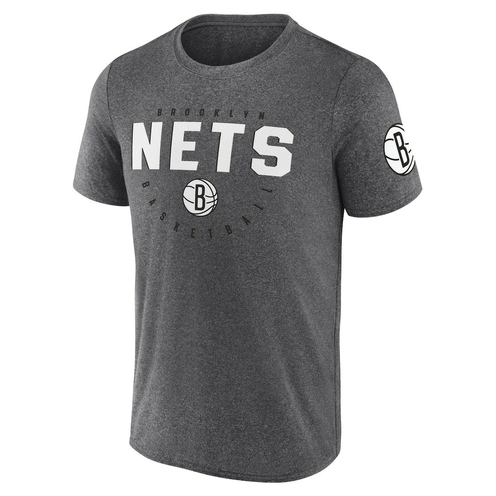 Brooklyn Nets Logo Athletic Block Practice Performance T-Shirt