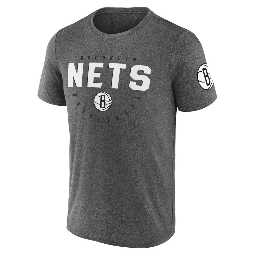 Brooklyn Nets Logo Athletic Block Practice Performance T-Shirt