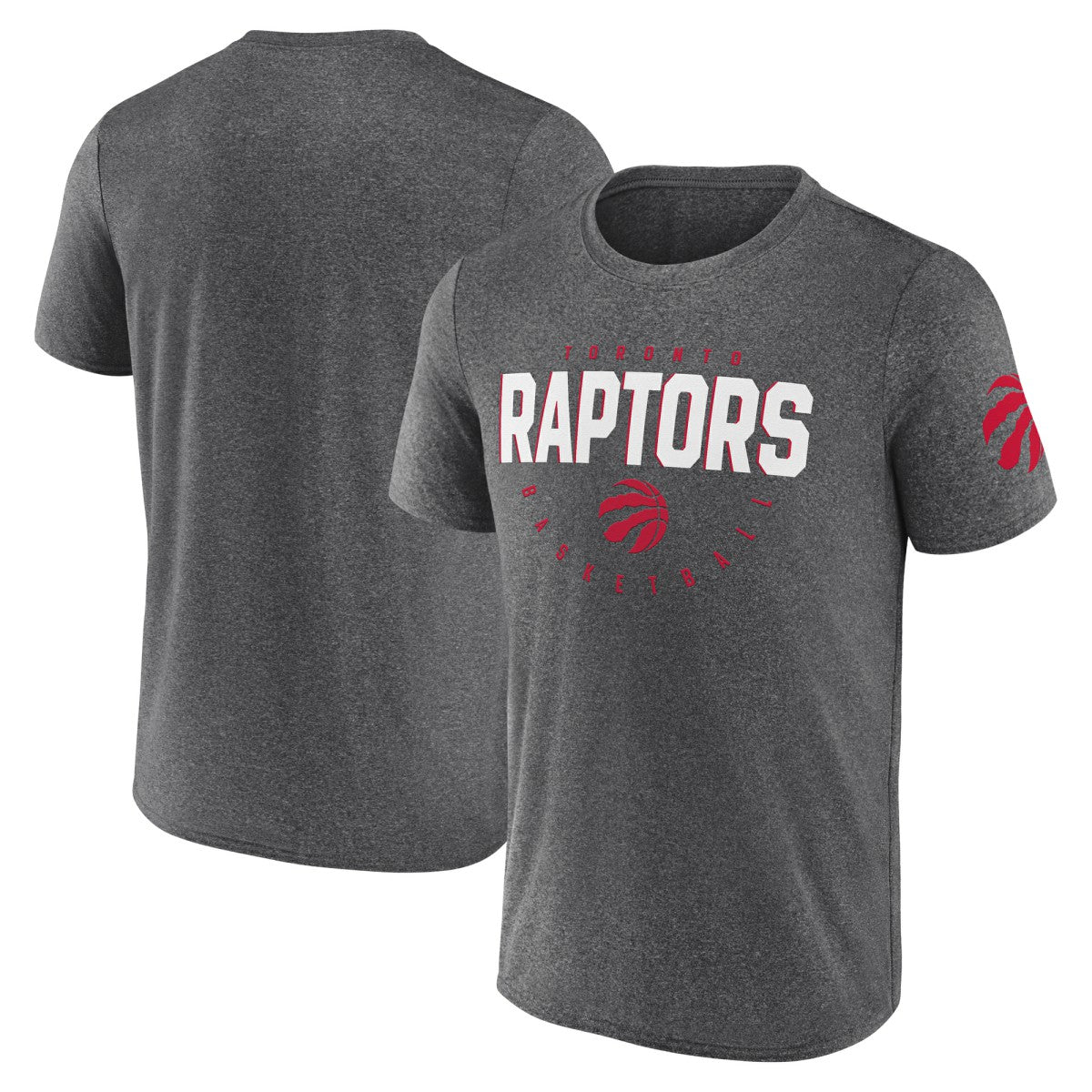 Toronto Raptors Logo Athletic Block Practice Performance T-Shirt