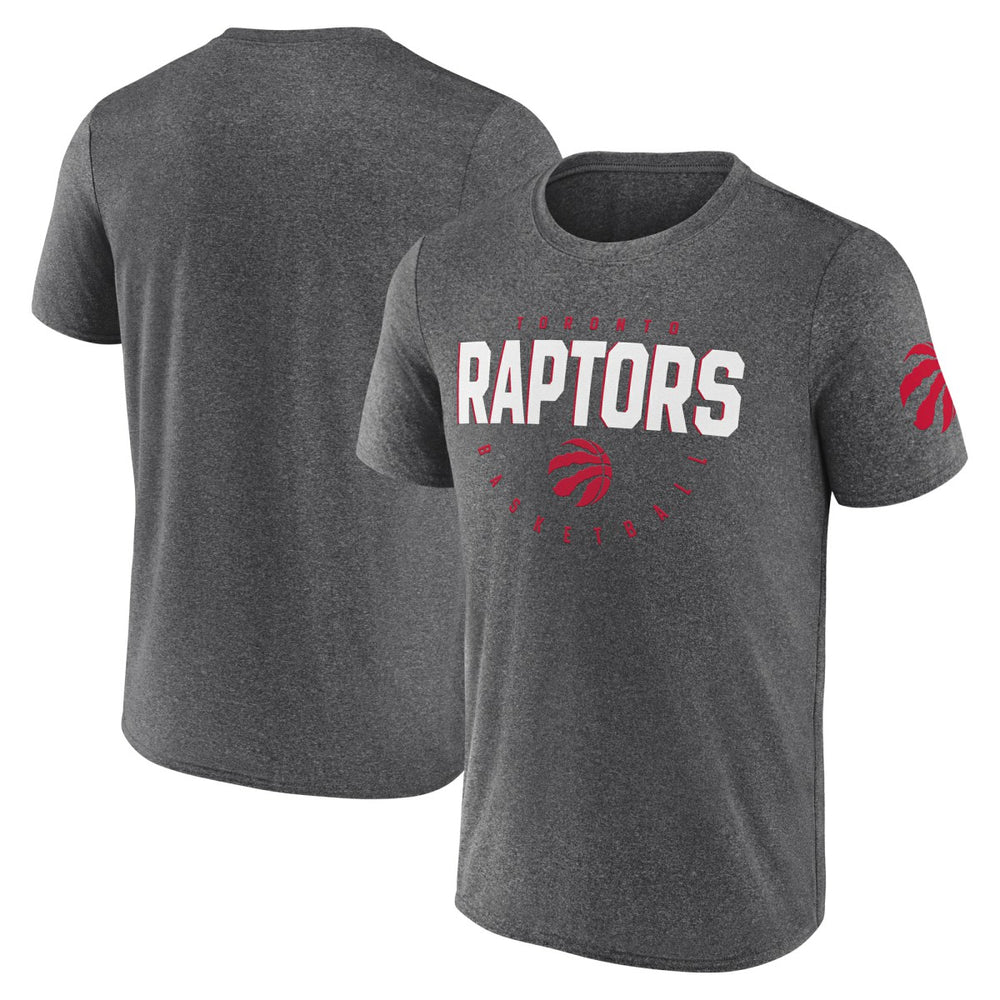 Toronto Raptors Logo Athletic Block Practice Performance T-Shirt