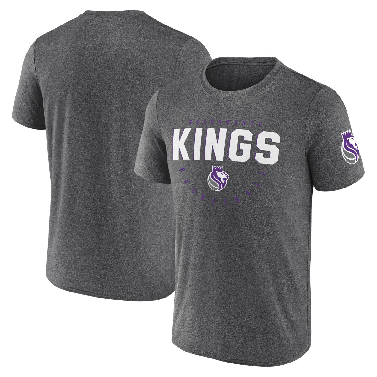 Sacramento Kings Logo Athletic Block Practice Performance T-Shirt