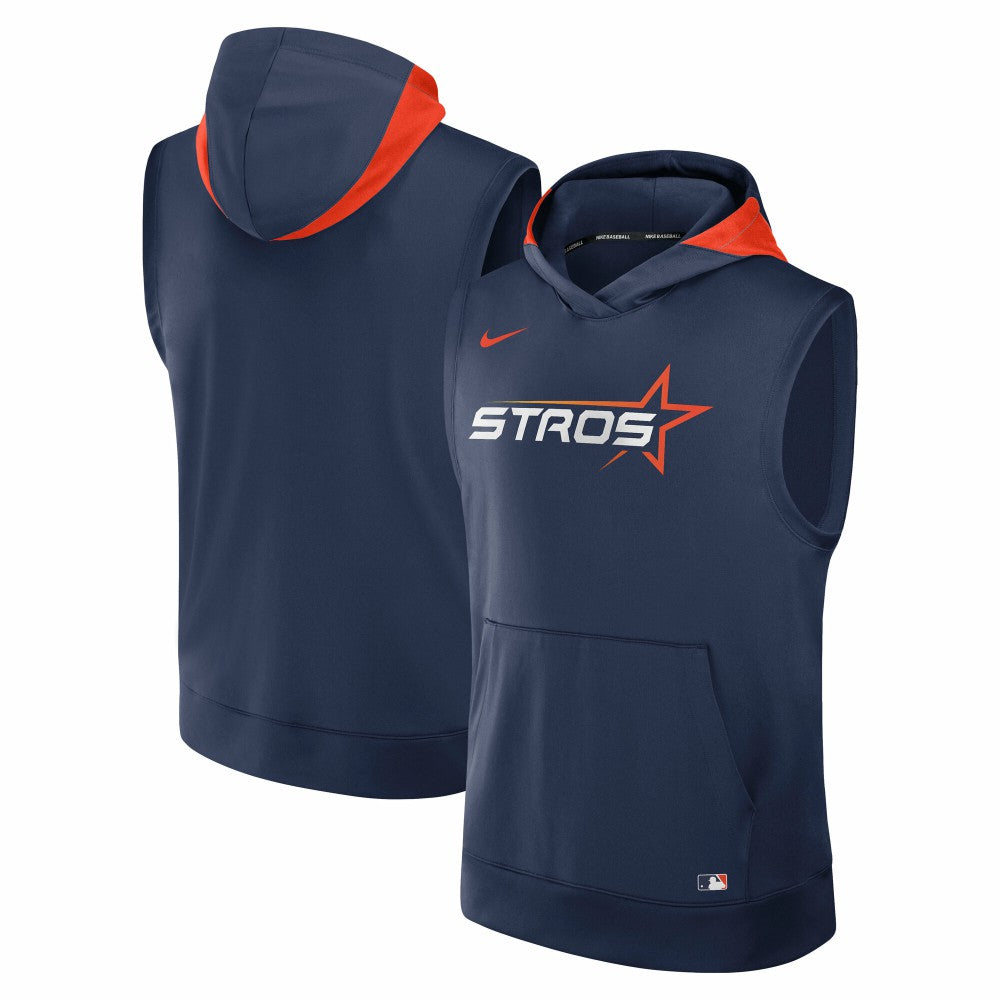 Navy Houston Astros Nike 2025 City Connect Authentic Collection Dri-FIT Sleeveless Hoodie