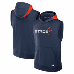 Navy Houston Astros Nike 2025 City Connect Authentic Collection Dri-FIT Sleeveless Hoodie