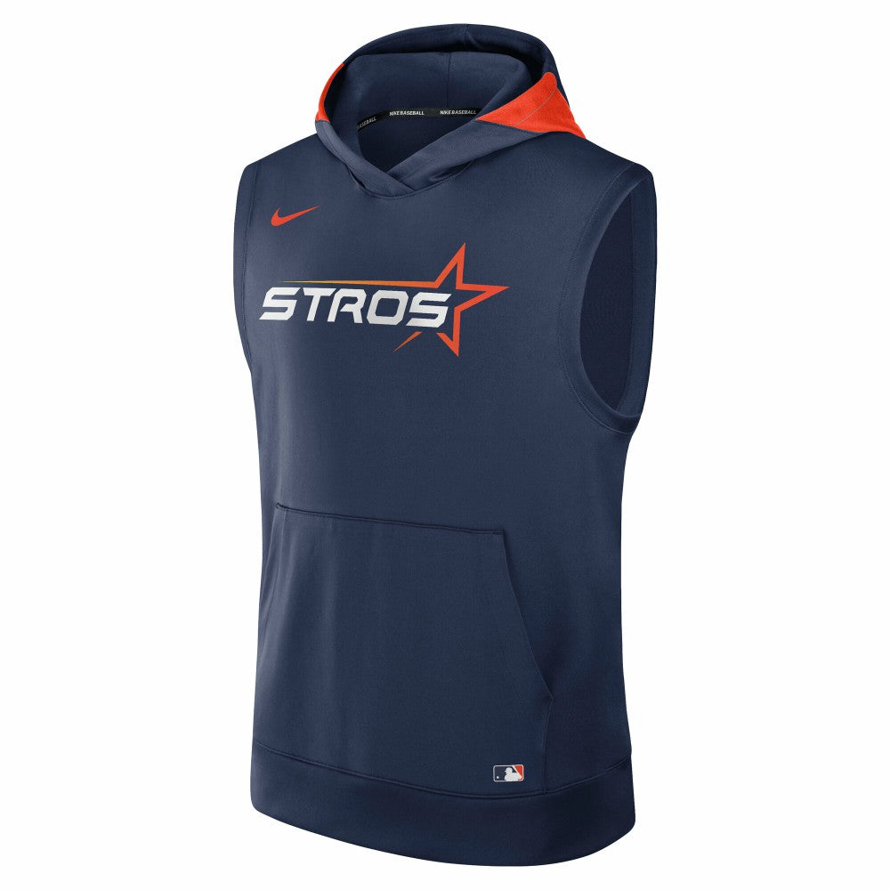 Navy Houston Astros Nike 2025 City Connect Authentic Collection Dri-FIT Sleeveless Hoodie
