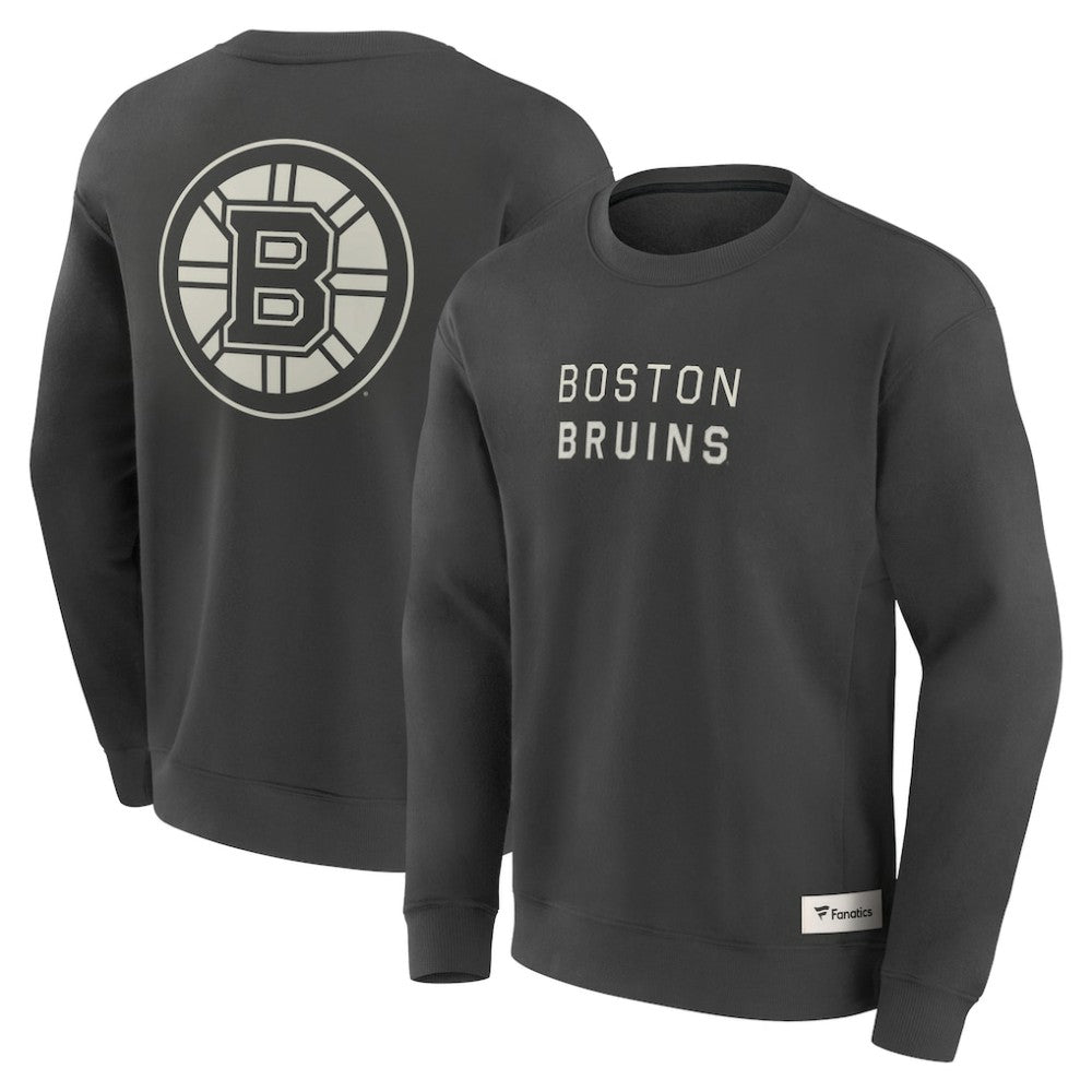 NHL Boston Bruins Fanatics Elements Future Ground Lettering Pullover Sweatshirt
