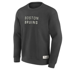 NHL Boston Bruins Fanatics Elements Future Ground Lettering Pullover Sweatshirt