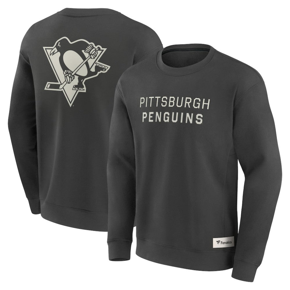 NHL Pittsburgh Penguins Fanatics Elements Future Ground Lettering Pullover Sweatshirt