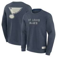 NHL St. Louis Blues Fanatics Elements Future Ground Lettering Pullover Sweatshirt