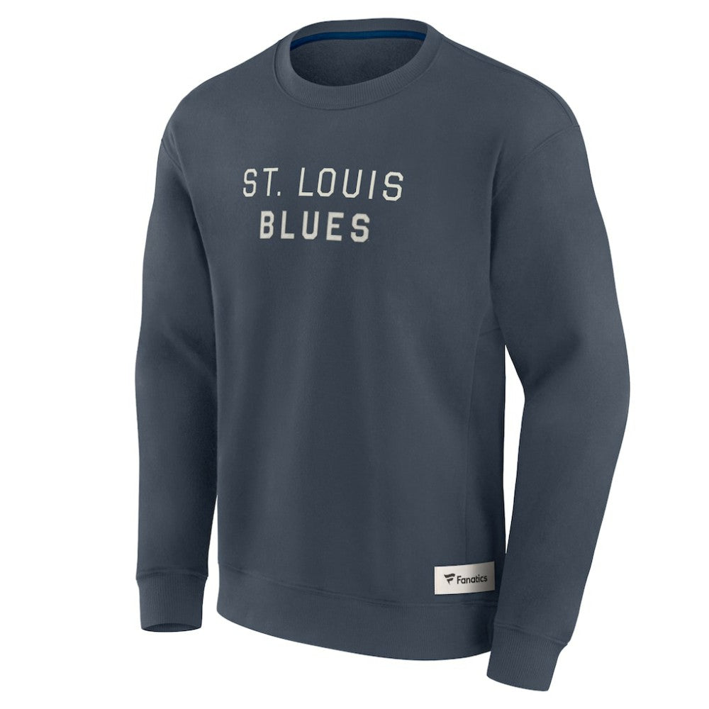 NHL St. Louis Blues Fanatics Elements Future Ground Lettering Pullover Sweatshirt