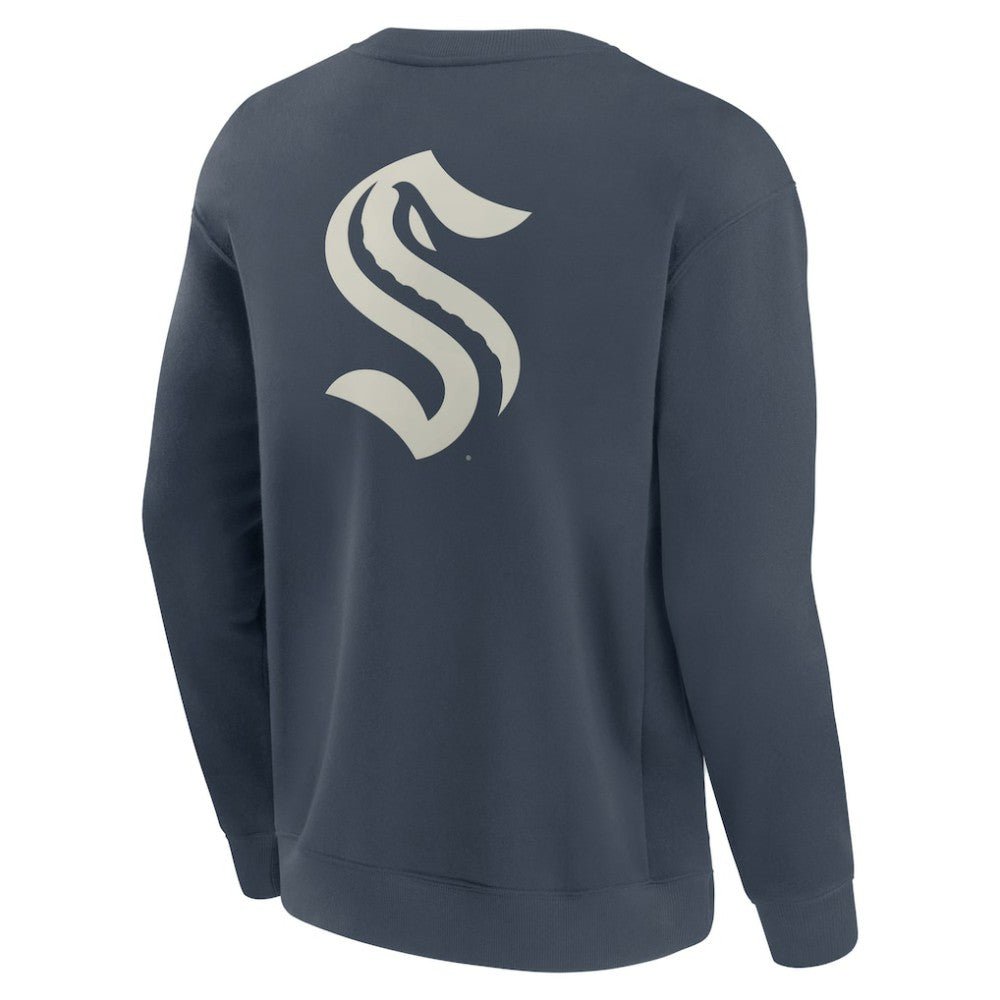 NHL Seattle Kraken Fanatics Elements Future Ground Lettering Pullover Sweatshirt