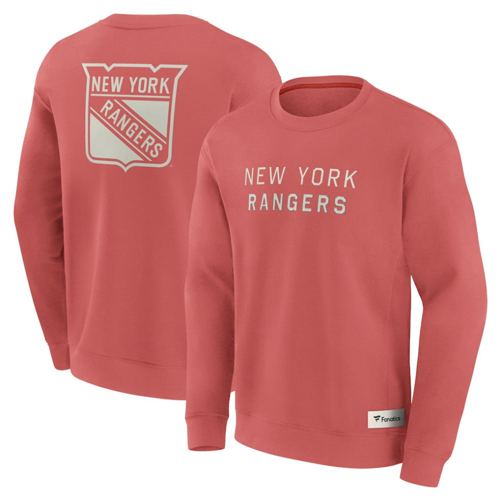NHL New York Rangers Fanatics Elements Future Ground Lettering Pullover Sweatshirt
