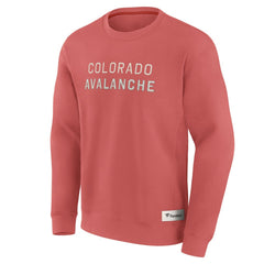 NHL Colorado Avalanche Fanatics Elements Future Ground Lettering Pullover Sweatshirt