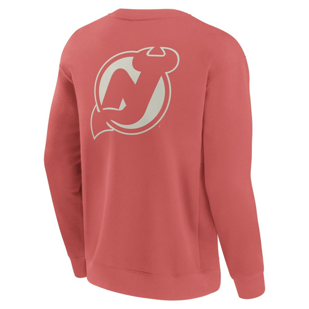 NHL New Jersey Devils Fanatics Elements Future Ground Lettering Pullover Sweatshirt