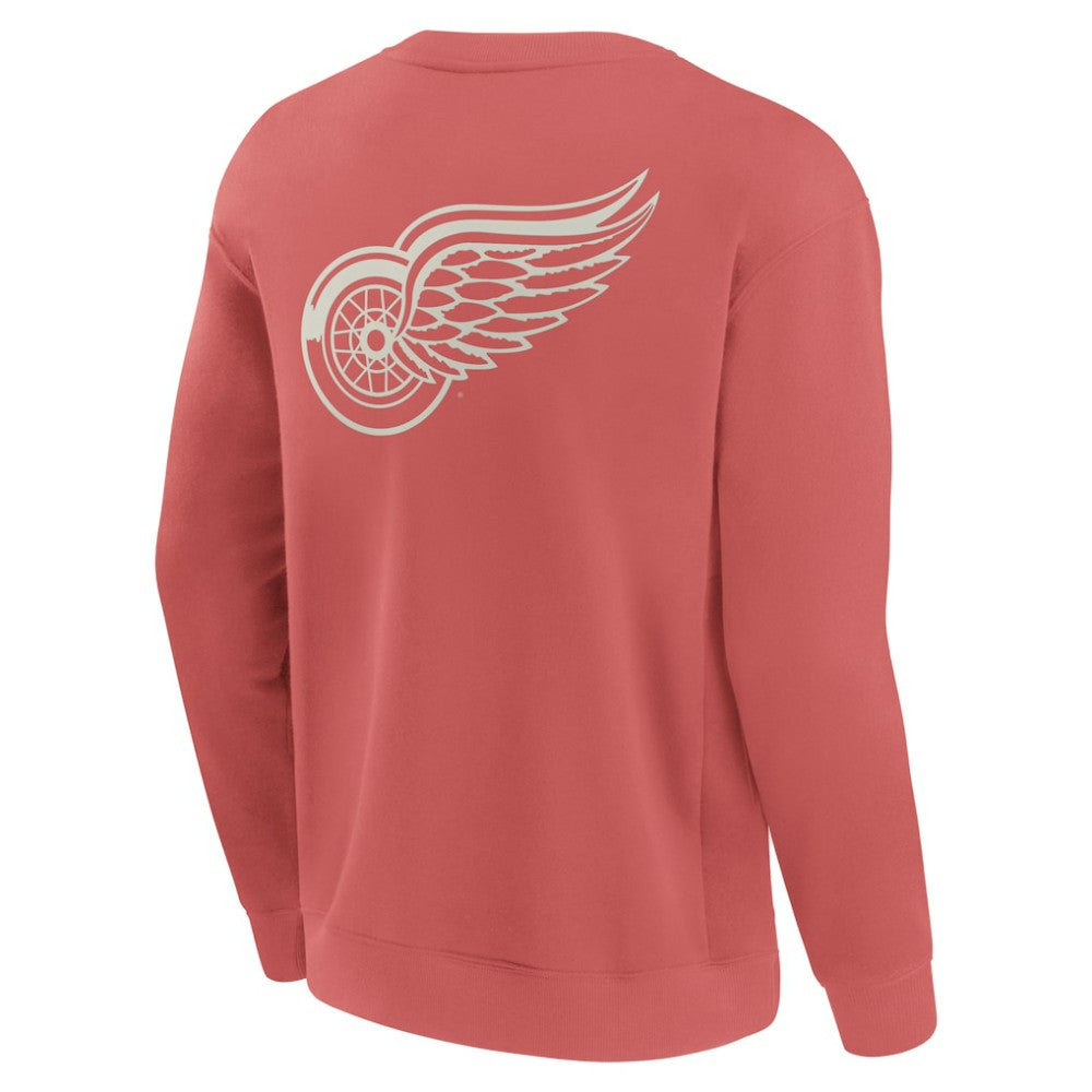 NHL Detroit Red Wings Fanatics Elements Future Ground Lettering Pullover Sweatshirt