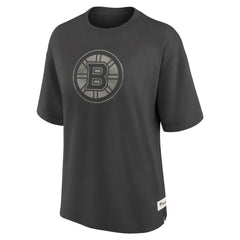 NHL Boston Bruins Fanatics Women's Oversized Elements Raw Edge Future Ground T-Shirt