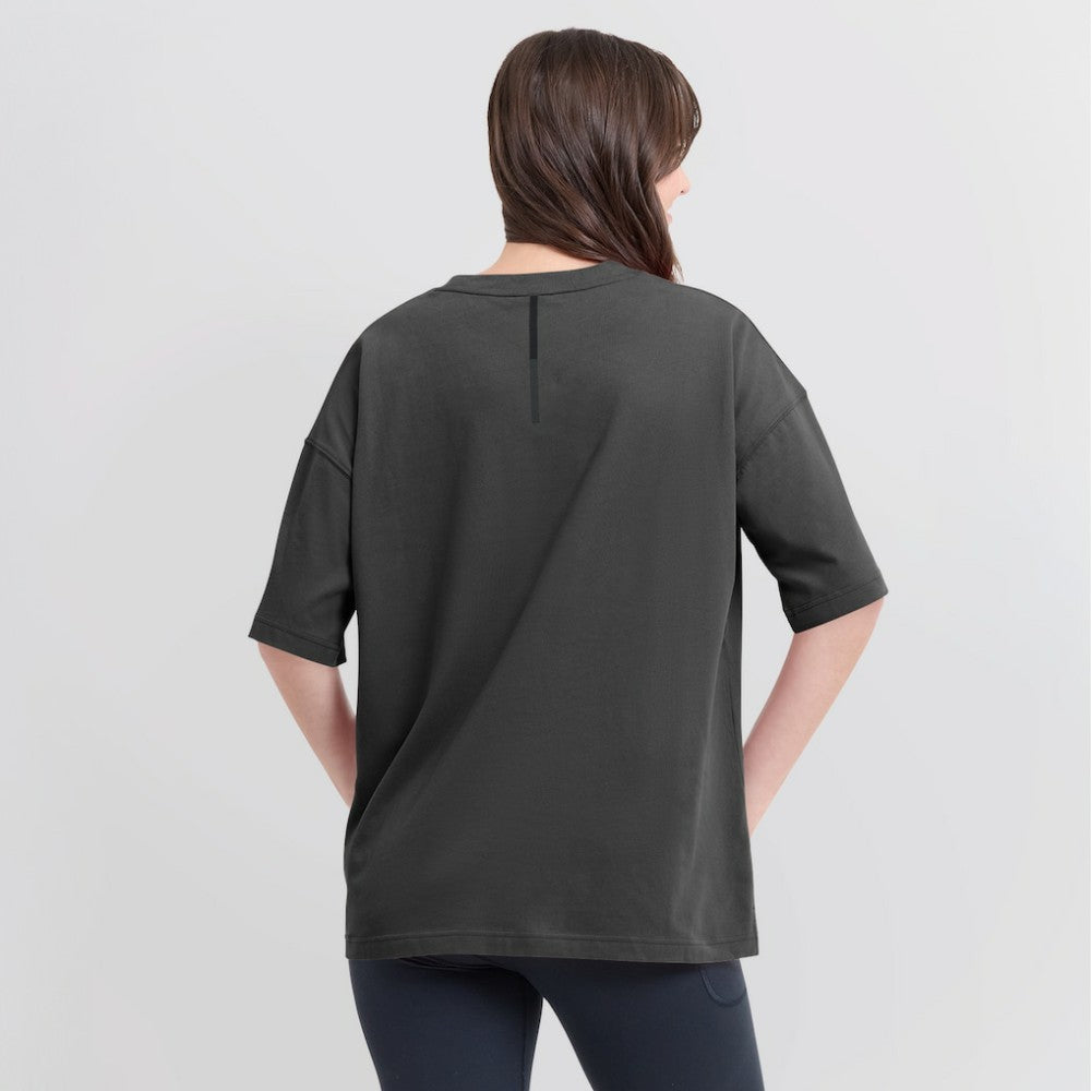 NHL Boston Bruins Fanatics Women's Oversized Elements Raw Edge Future Ground T-Shirt