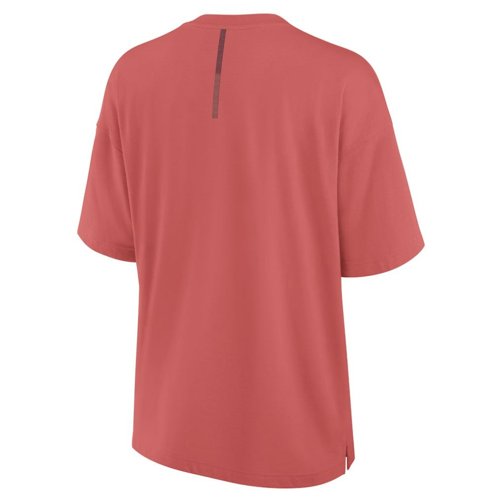 NHL New Jersey Devils Fanatics Women's Oversized Elements Raw Edge Future Ground T-Shirt