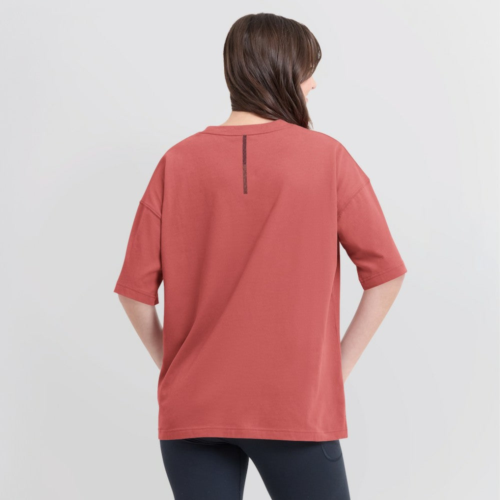 NHL New Jersey Devils Fanatics Women's Oversized Elements Raw Edge Future Ground T-Shirt