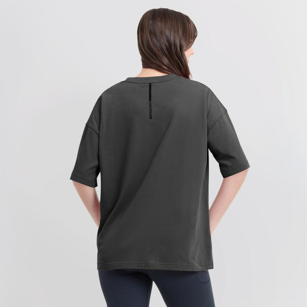 NHL Pittsburgh Penguins Fanatics Women's Oversized Elements Raw Edge Future Ground T-Shirt