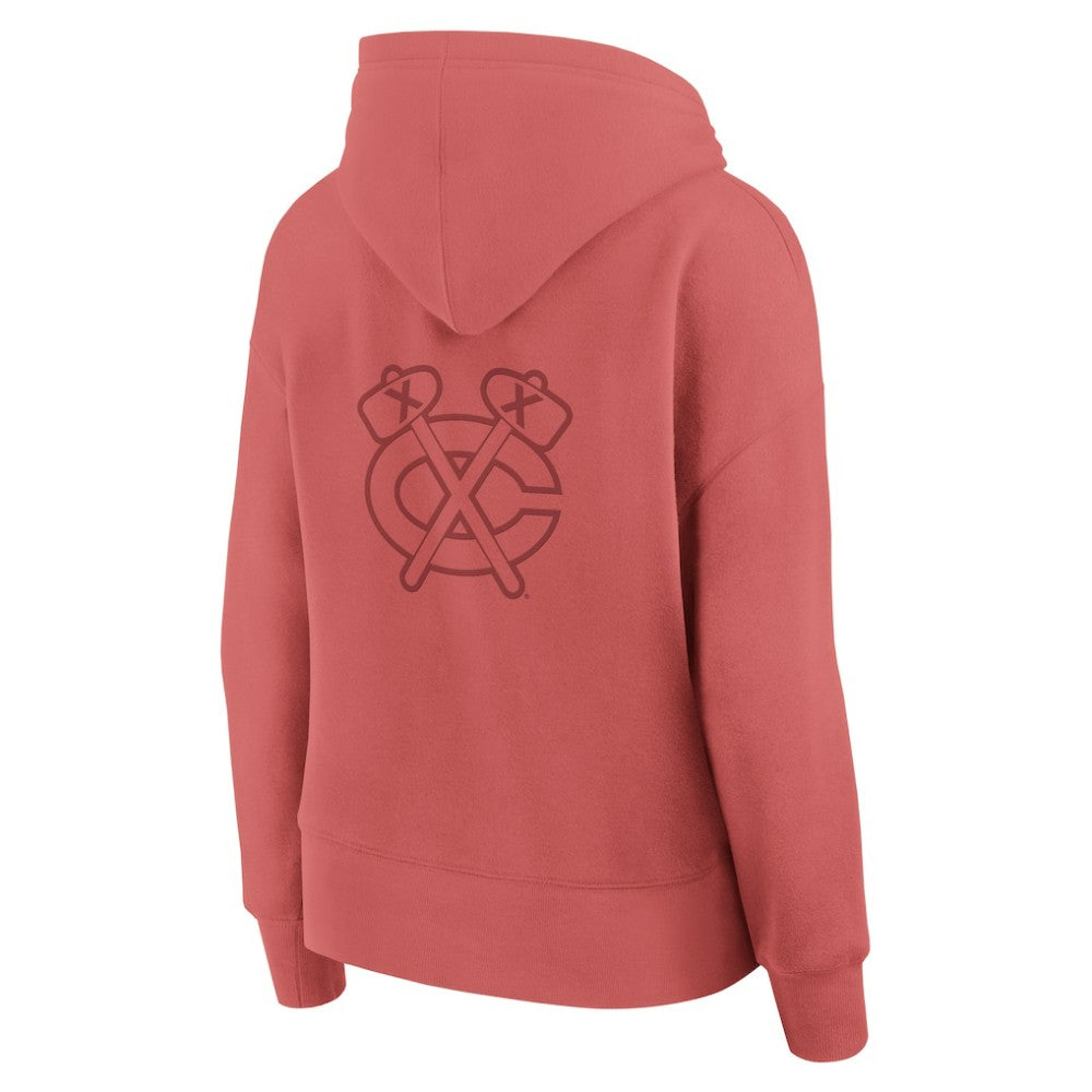 NHL Chicago Blackhawks Fanatics Women's Elements Future Ground Subtle Tonal Pullover Hoodie
