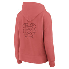 NHL Chicago Blackhawks Fanatics Women's Elements Future Ground Subtle Tonal Pullover Hoodie