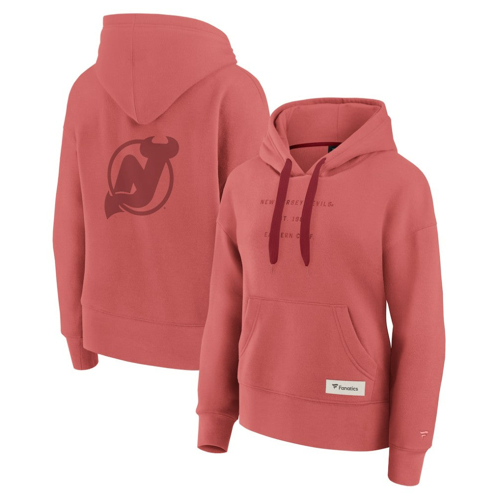 NHL New Jersey Devils Fanatics Women's Elements Future Ground Subtle Tonal Pullover Hoodie