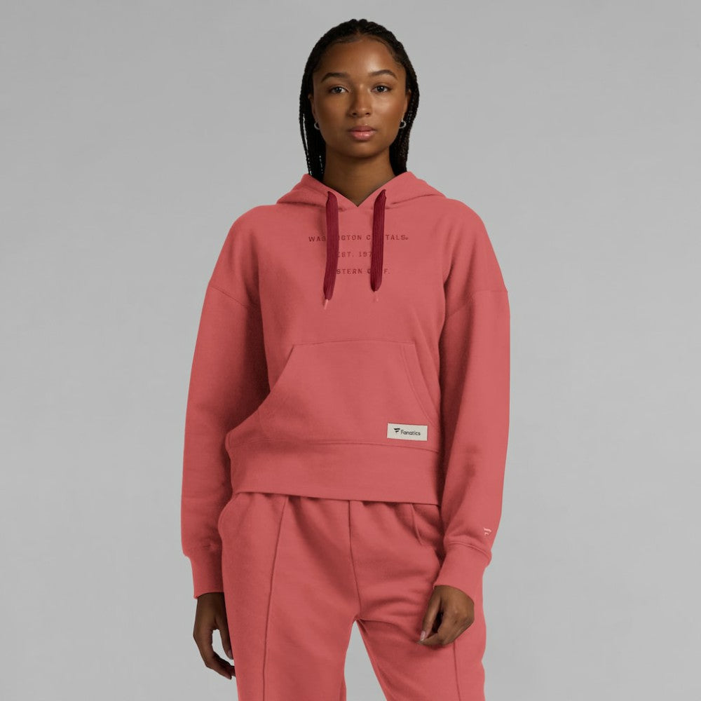 NHL Washington Capitals Fanatics Women's Elements Future Ground Subtle Tonal Pullover Hoodie